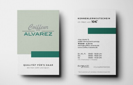 Coiffeur Alvarez Remscheid Gutschein